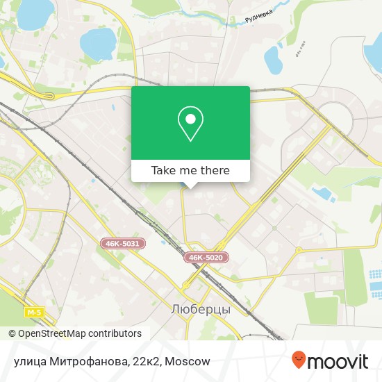 улица Митрофанова, 22к2 map