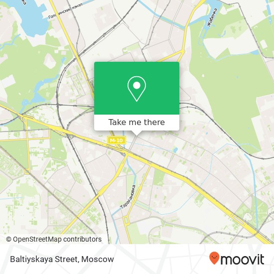 Baltiyskaya Street map