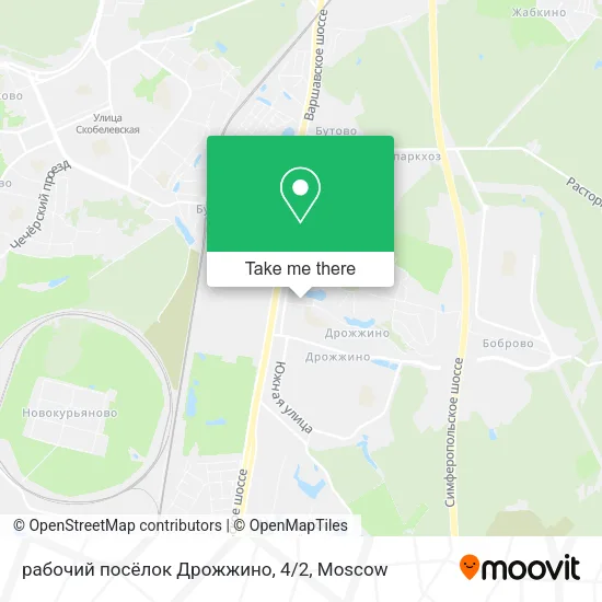 рабочий посёлок Дрожжино, 4/2 map