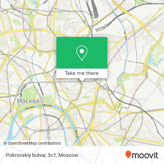 Pokrovskiy bulvar, 3с1 map