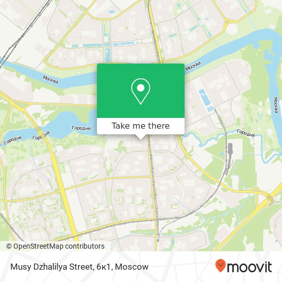 Musy Dzhalilya Street, 6к1 map