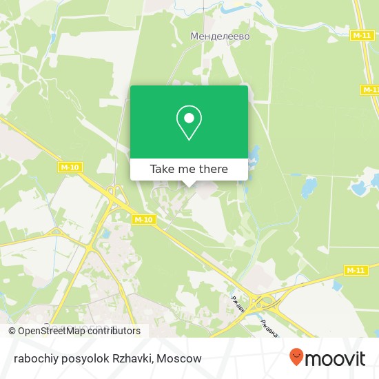 rabochiy posyolok Rzhavki map