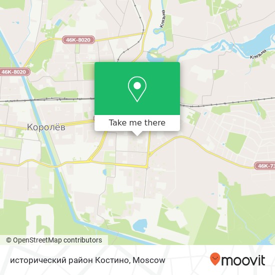 исторический район Костино map