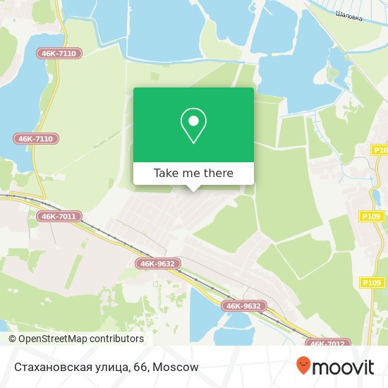Стахановская улица, 66 map
