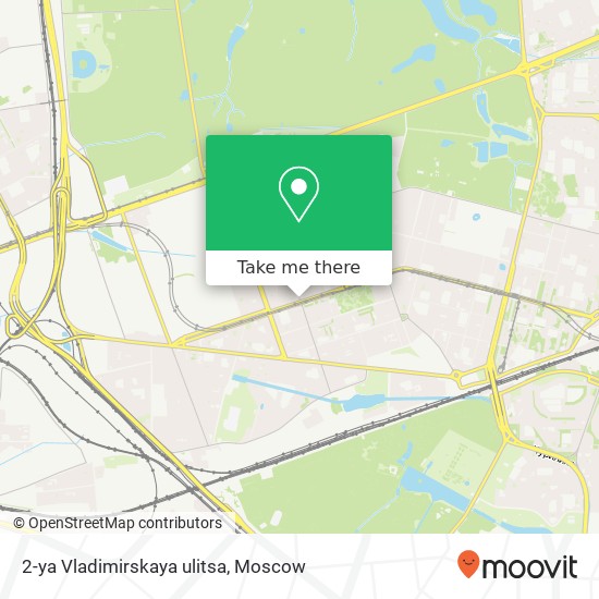 2-ya Vladimirskaya ulitsa map