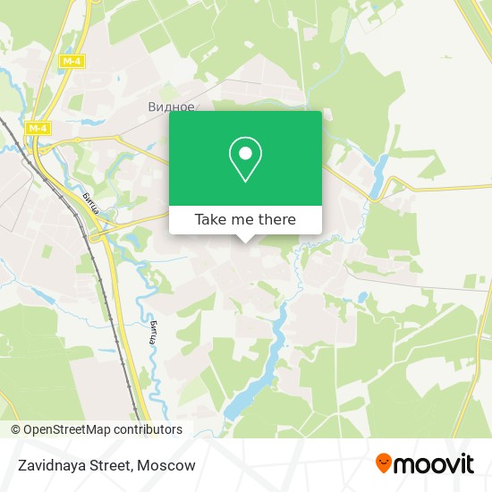 Zavidnaya Street map