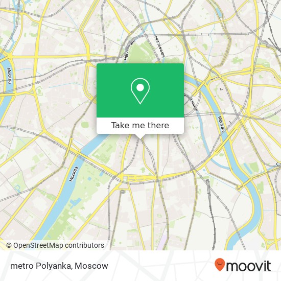 metro Polyanka map