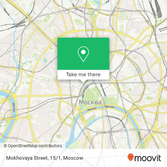 Mokhovaya Street, 15/1 map