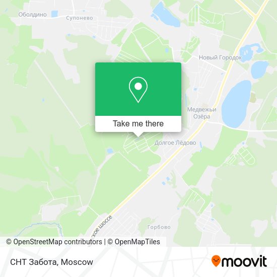СНТ Забота map