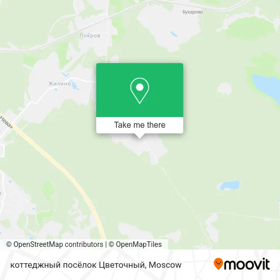 коттеджный посёлок Цветочный map