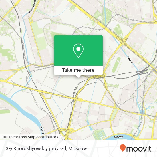 3-y Khoroshyovskiy proyezd map