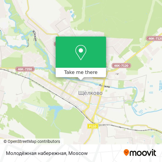 Молодёжная набережная map