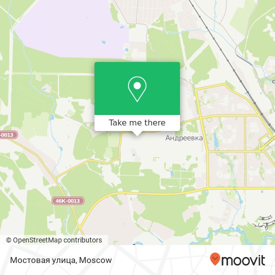 Мостовая улица map