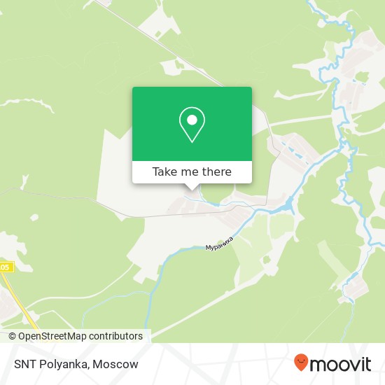 SNT Polyanka map
