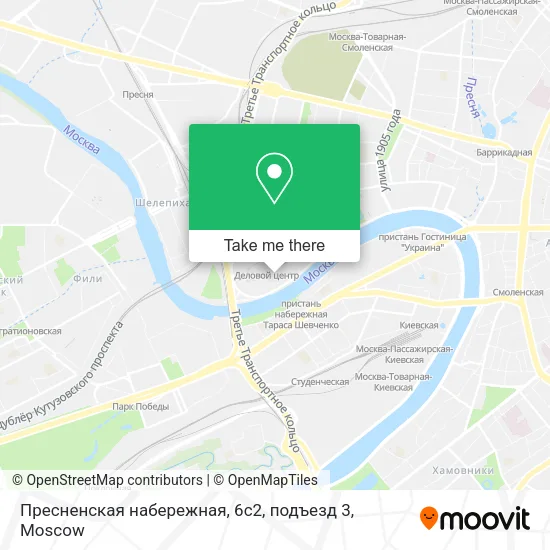 Пресненская набережная, 6с2, подъезд 3 map