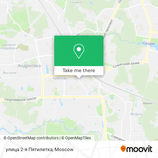 улица 2-я Пятилетка map