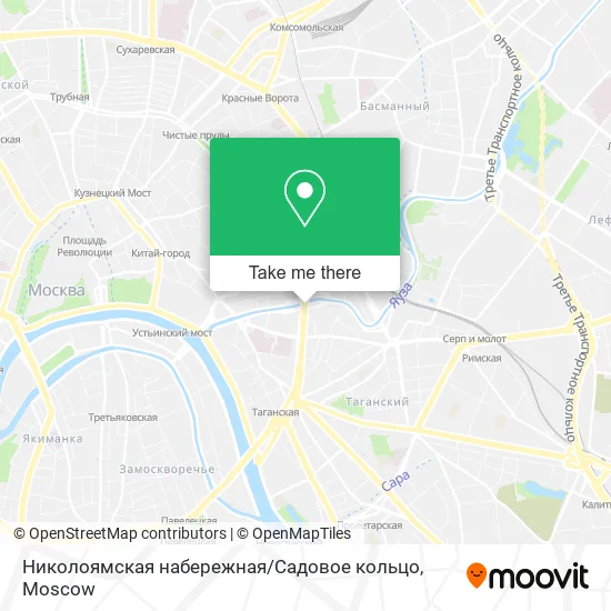 Николоямская набережная / Садовое кольцо map