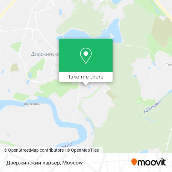 Дзержинский карьер map