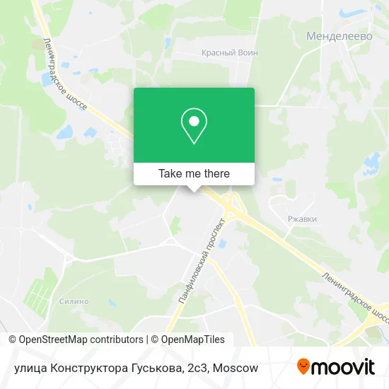 улица Конструктора Гуськова, 2с3 map