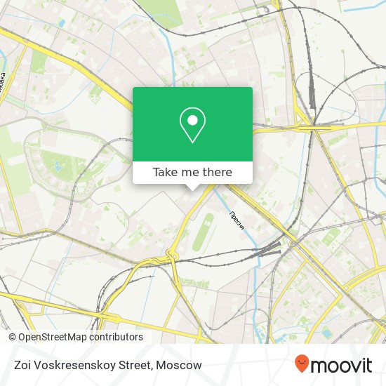 Zoi Voskresenskoy Street map
