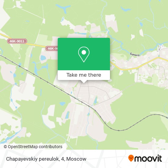 Chapayevskiy pereulok, 4 map