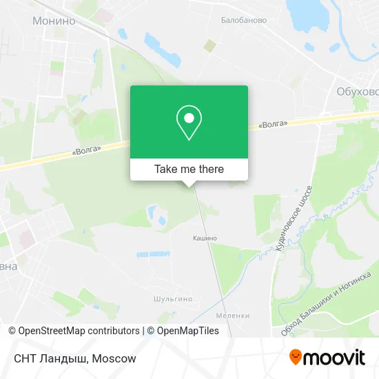 СНТ Ландыш map