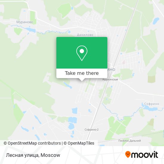 Лесная улица map