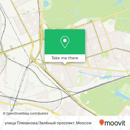 улица Плеханова / Зелёный проспект map