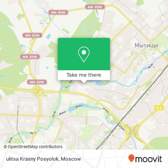 ulitsa Krasny Posyolok map