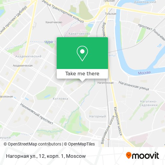 Нагорная ул., 12, корп. 1 map