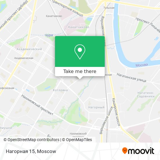 Нагорная 15 map