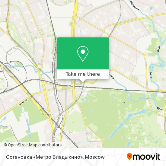 Остановка «Метро Владыкино» map