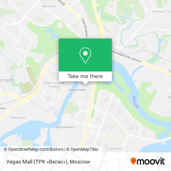 Vegas Mall (ТРК «Вегас») map