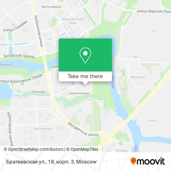 Братеевская ул., 18, корп. 3 map