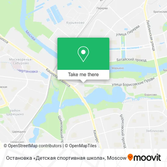Остановка «Детская спортивная школа» map