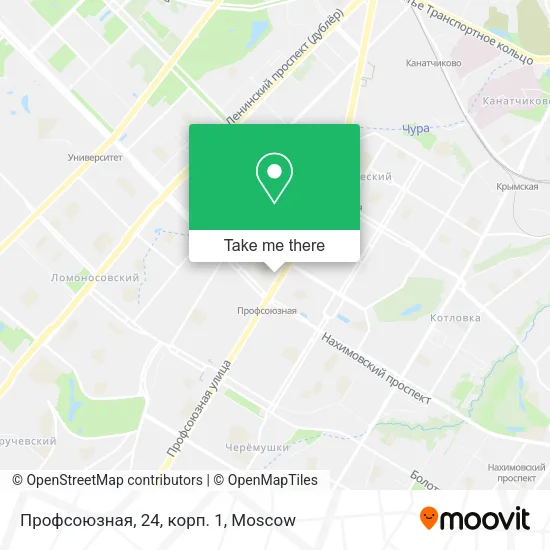 Профсоюзная, 24, корп. 1 map