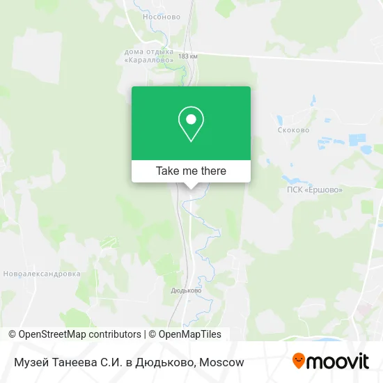 Музей Танеева С.И. в Дюдьково map