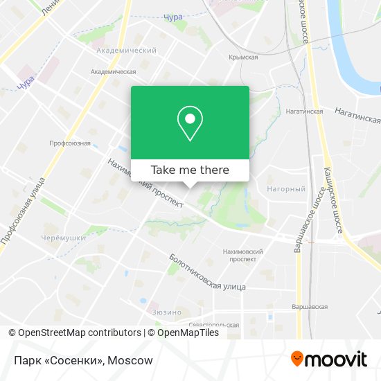 Парк «Сосенки» map