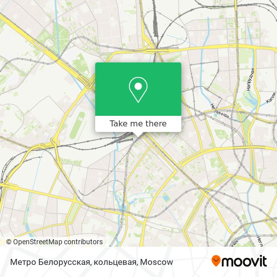 Метро Белорусская, кольцевая map