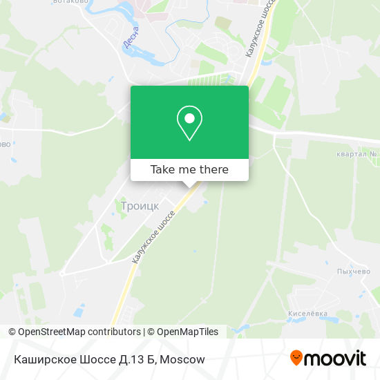 Каширское Шоссе Д.13 Б map