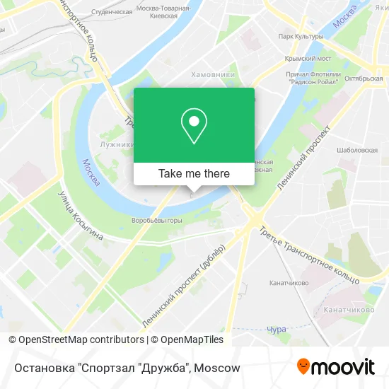 Остановка "Спортзал "Дружба" map