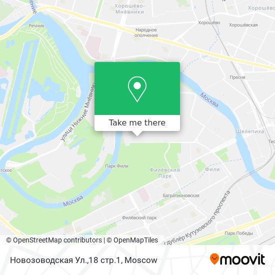 Новозоводская Ул.,18 стр.1 map