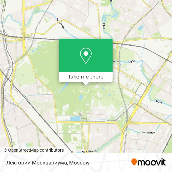 Лекторий Москвариума map