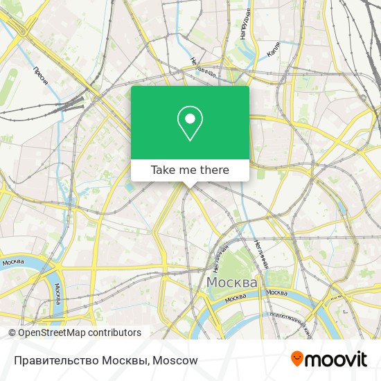 Правительство Москвы map