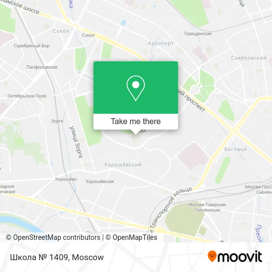 Школа № 1409 map