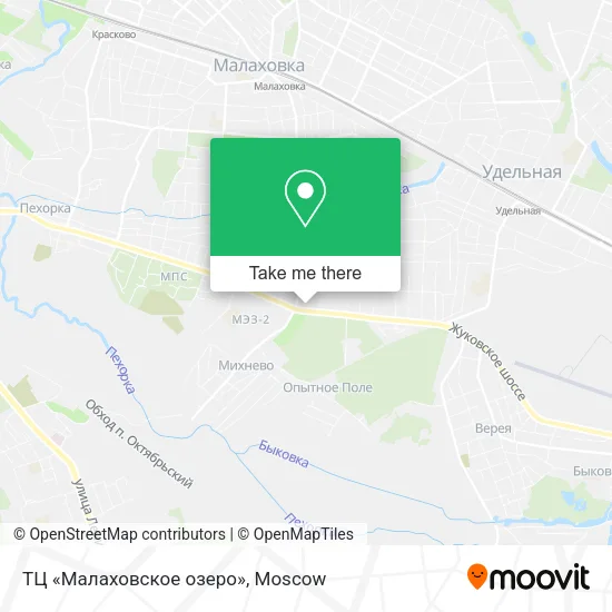 ТЦ «Малаховское озеро» map