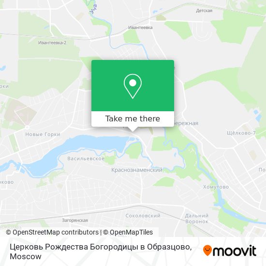 Церковь Рождества Богородицы в Образцово map