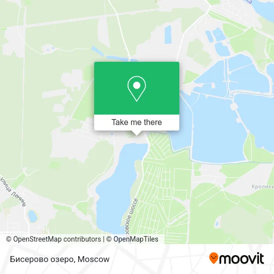 Бисерово озеро map