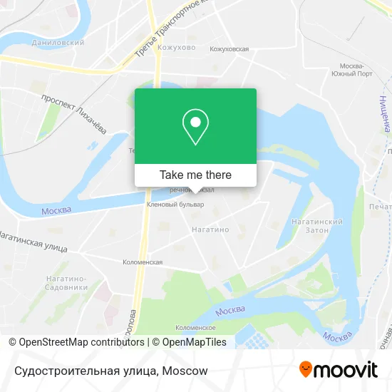 Судостроительная улица map