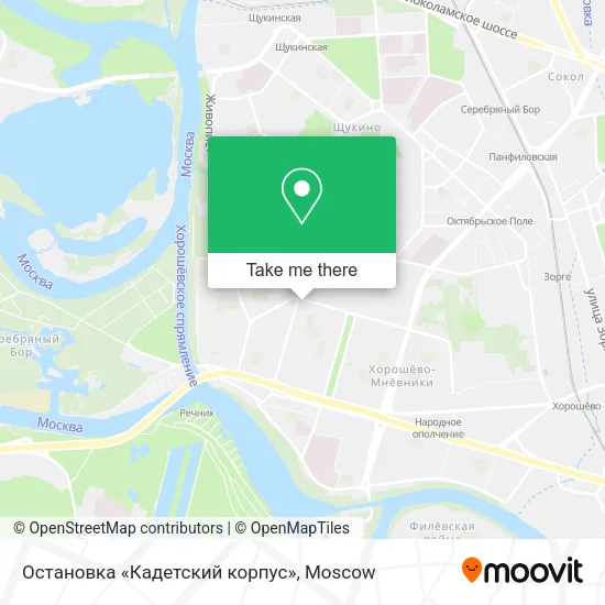 Остановка «Кадетский корпус» map